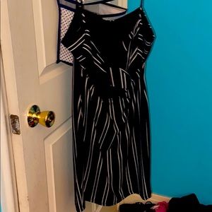 Cute black striped dress